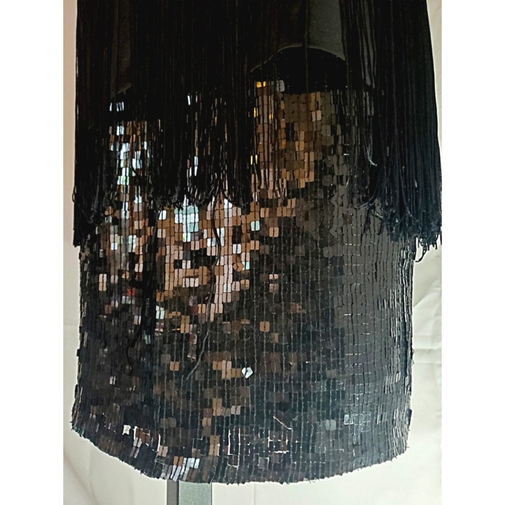 I.N.C Black Sequin Skirt - Picture 2 of 5
